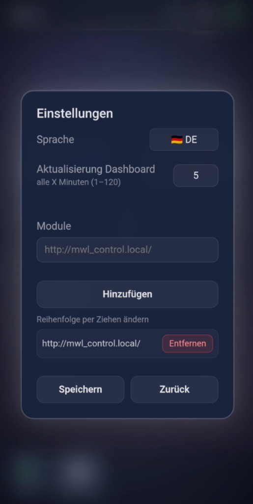 App Settings