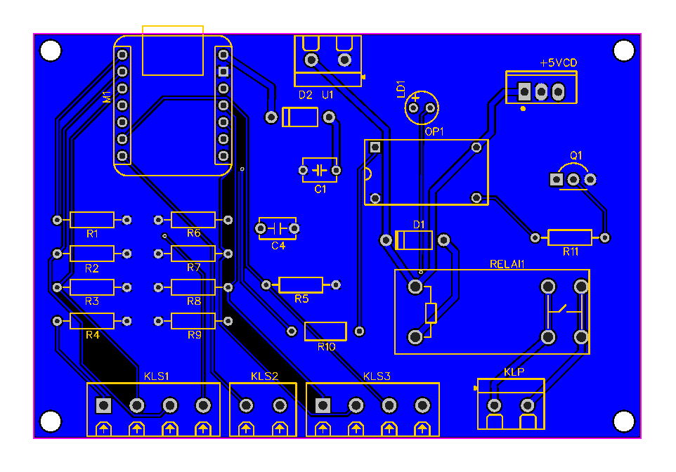 Modul Watercontrol Pcb Back